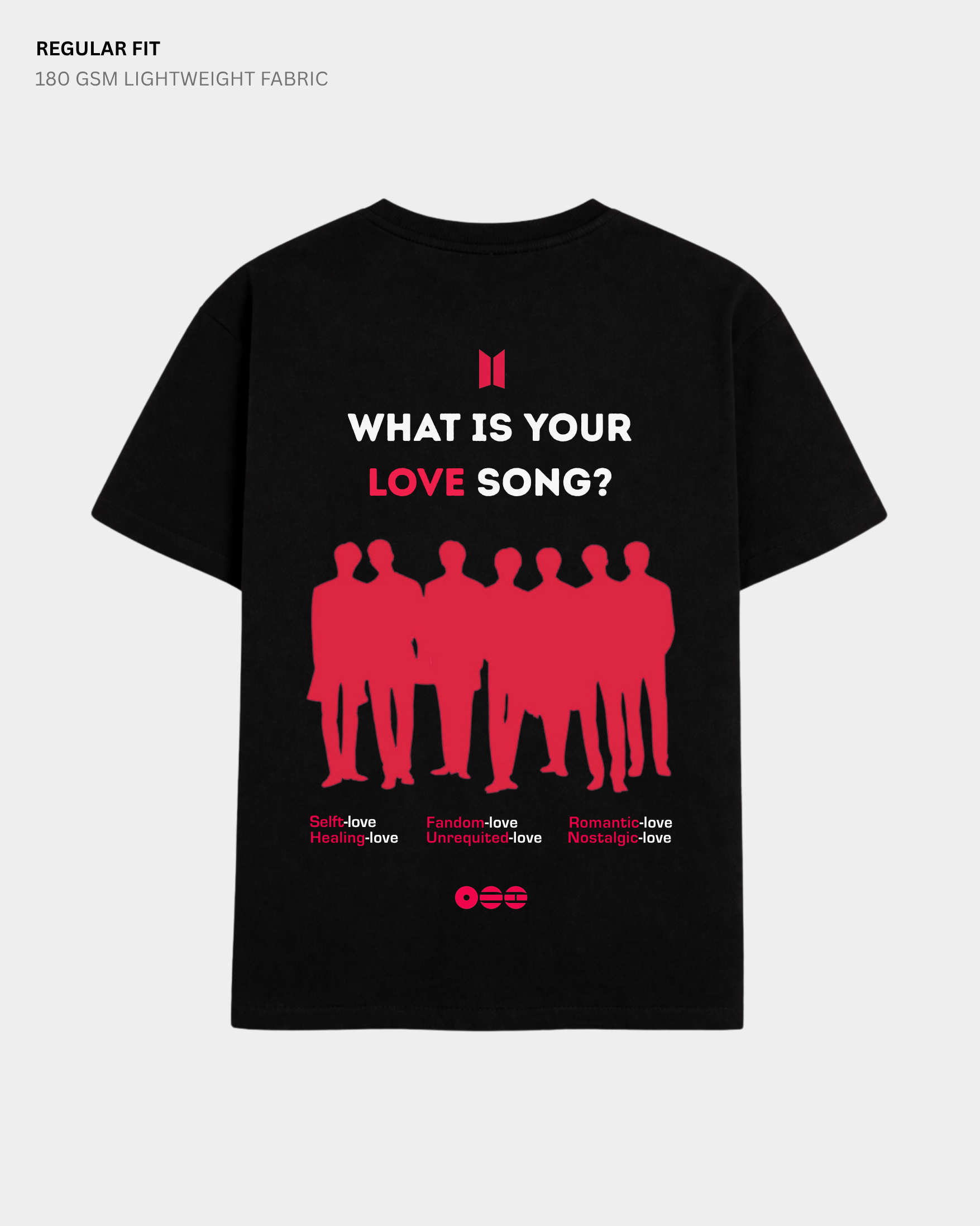 BTS World Tour ARIRANG Regular Fit T-Shirt India | 180 GSM Cotton BTS World Tour ARIRANG Regular Fit T-Shirt India | 180 GSM Cotton