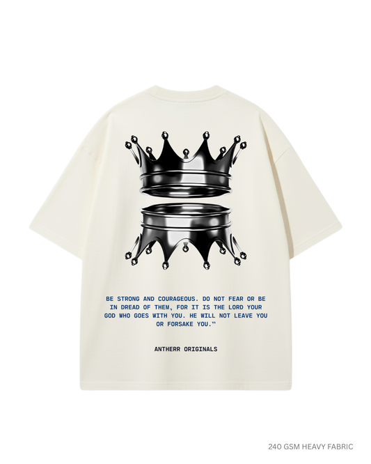 Crown Unisex Oversized T-Shirts