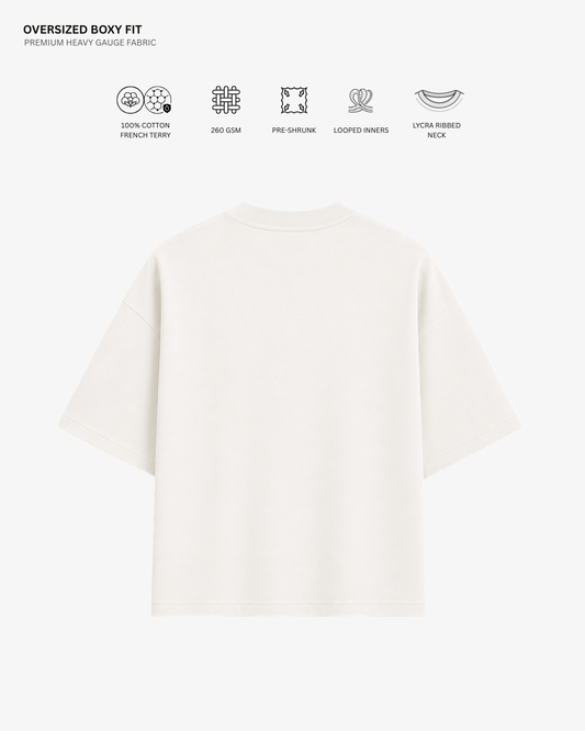 Come Over Arirang French Terry Oversized T-Shirt | Antherr Core