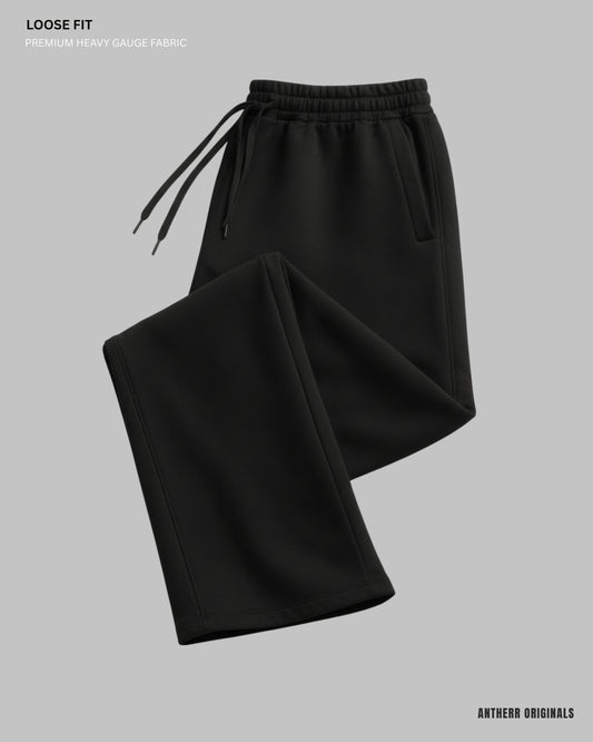 Black Unisex Everyday Sweatpants