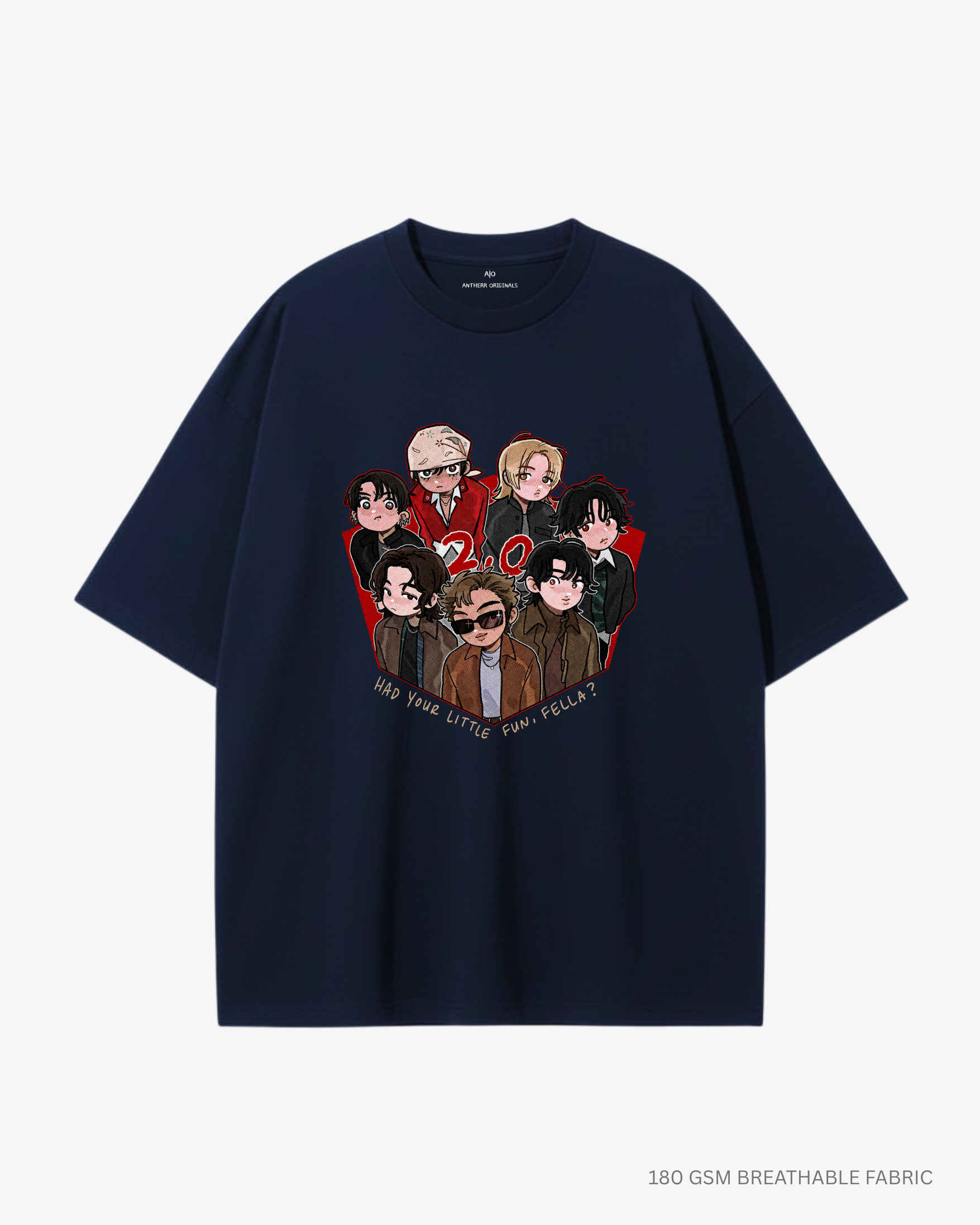 Chibi BTS 2.0 Arirang Unisex Oversized T-Shirt India | Antherr