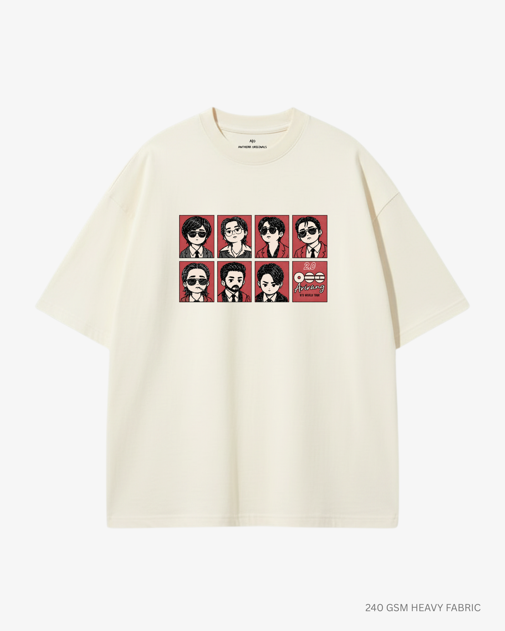 BTS 2.0 Arirang Unisex Oversized T-Shirt India | Antherr Core