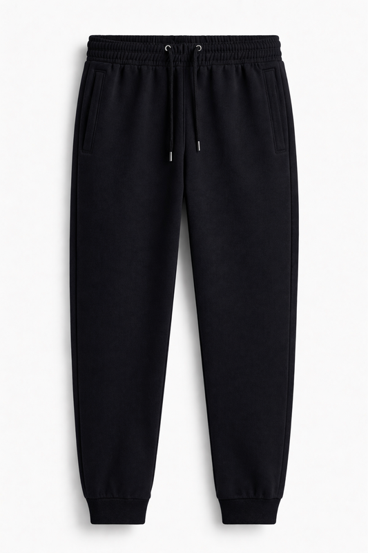 Black Unisex Everyday Joggers Black