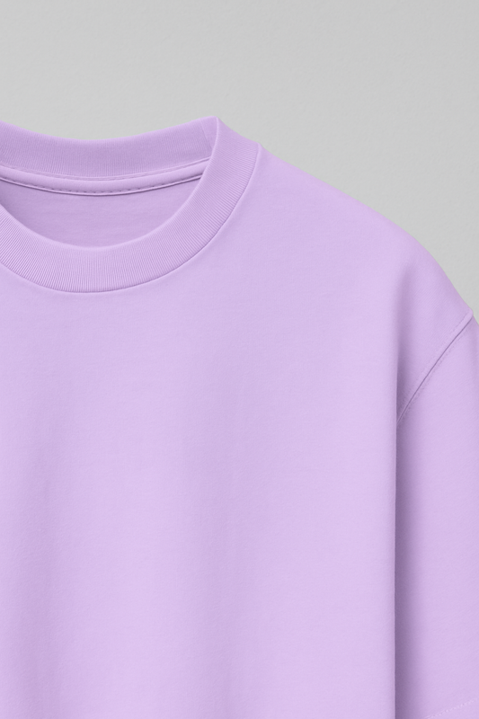 Basic Oversized T-shirt for Men: Lavender