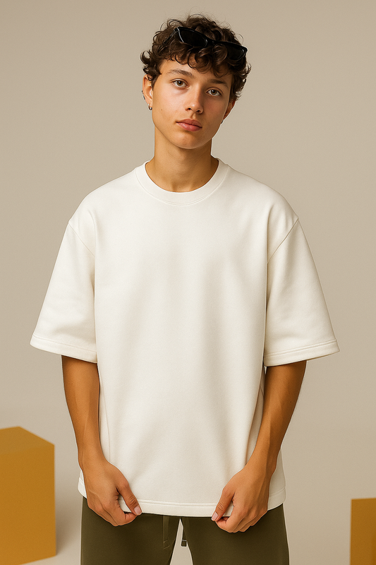 Basic Oversized T-shirt: White