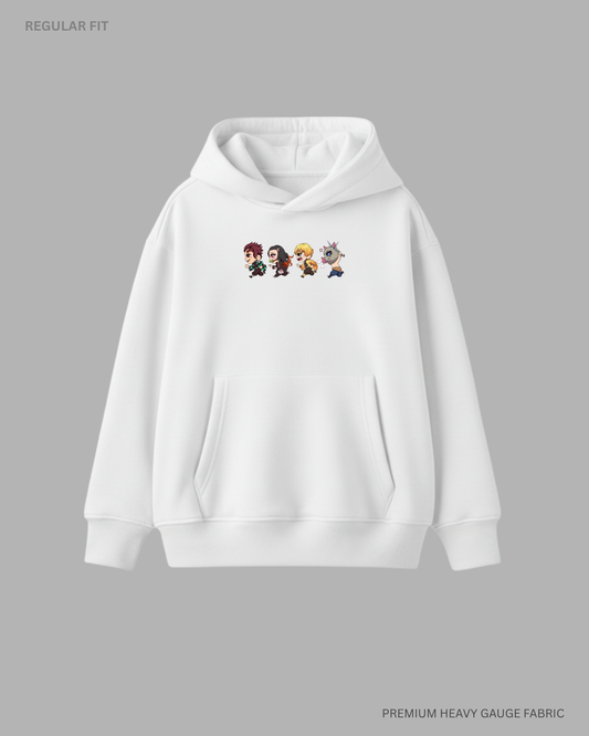 Demon Squad: Kimetsu no Yaiba: Anime Unisex Winter Hoodies