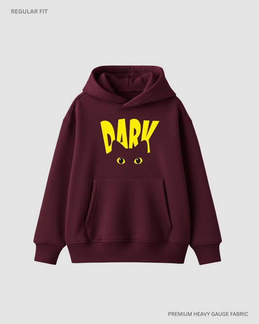 Dark Unisex Winter Hoodies Maroon