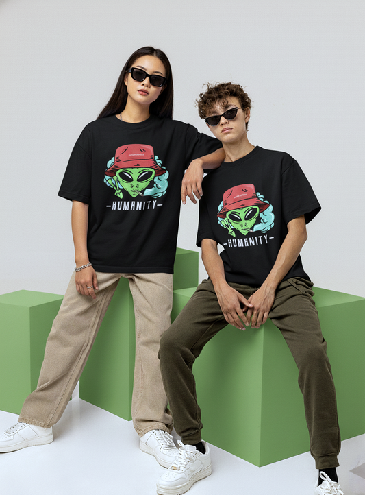Humanity: ALIEN & SPACE- Oversized T-Shirts