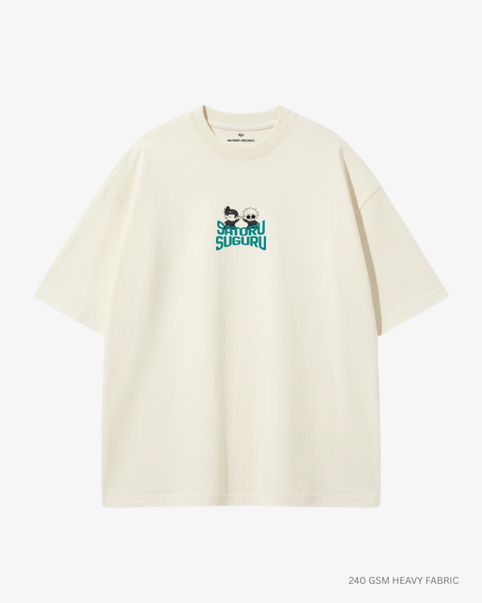 Jujutsu Kaisen anime graphic oversized tshirt antherr core