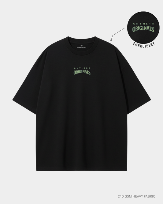 antherr originals embroidered oversized t-shirt