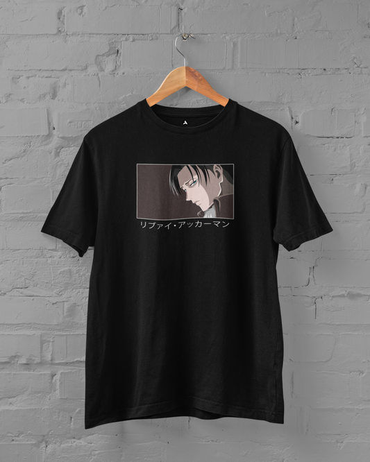 Levi Ackerman- Attack on Titan: Anime- Oversized T-Shirts