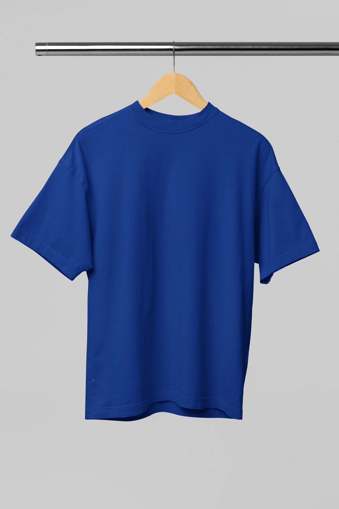 Basic Oversized T-shirt for Men: Royal Blue