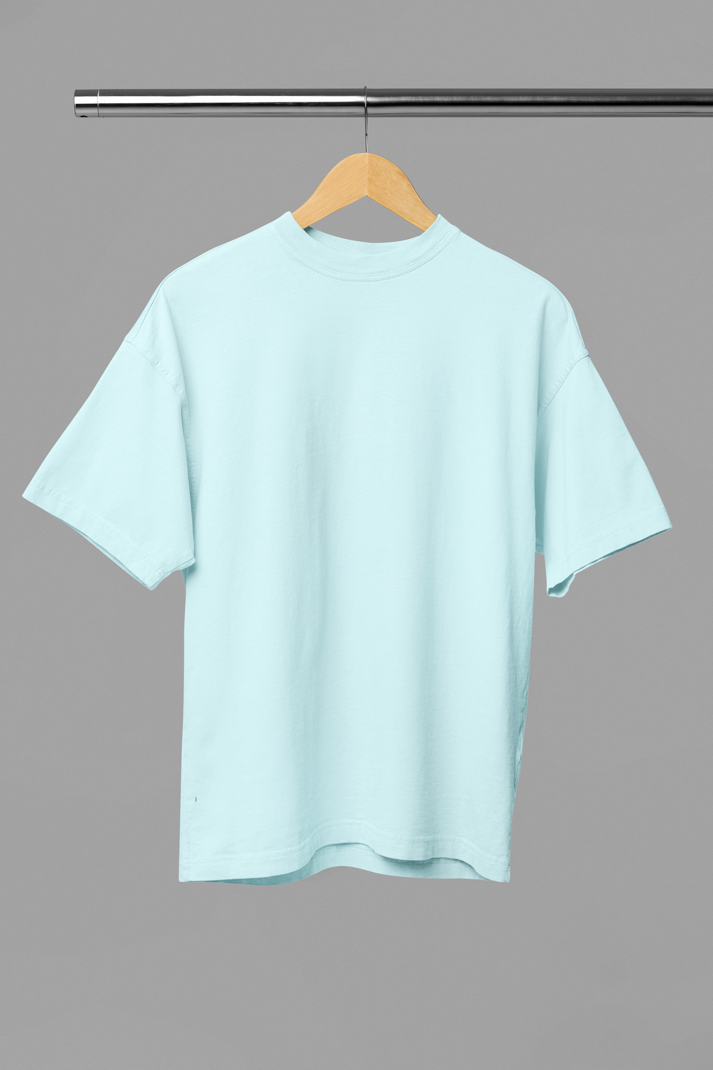 Basic Oversized T-shirt for Women: Mint Blue