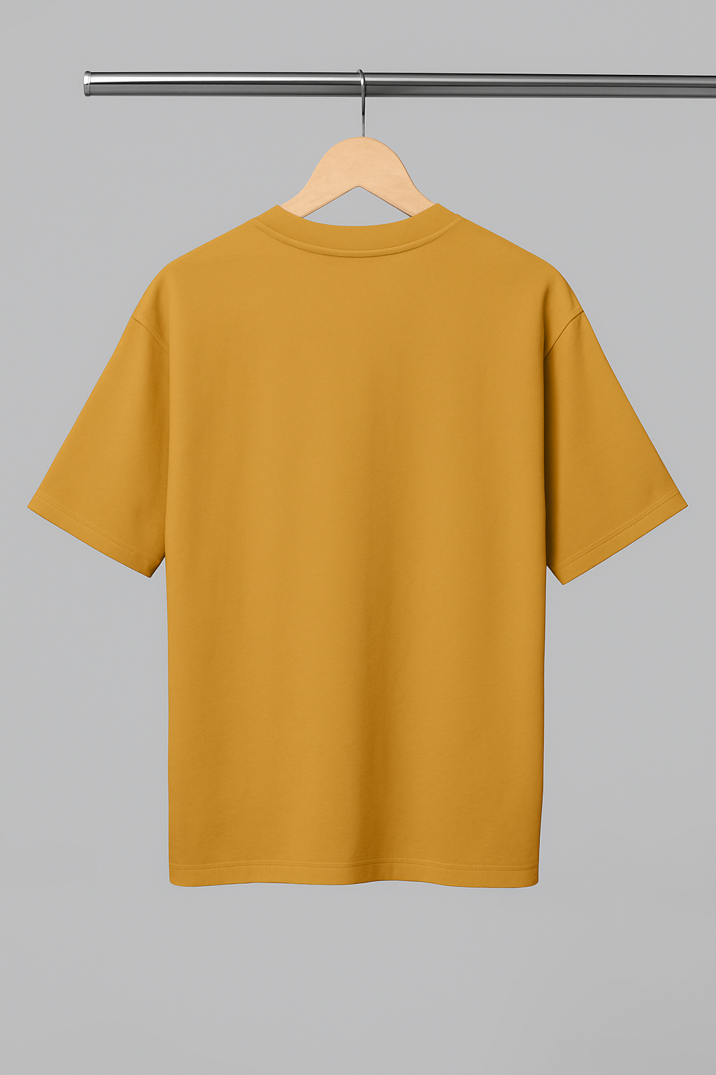 Basic Oversized T-shirt: Mustard Yellow