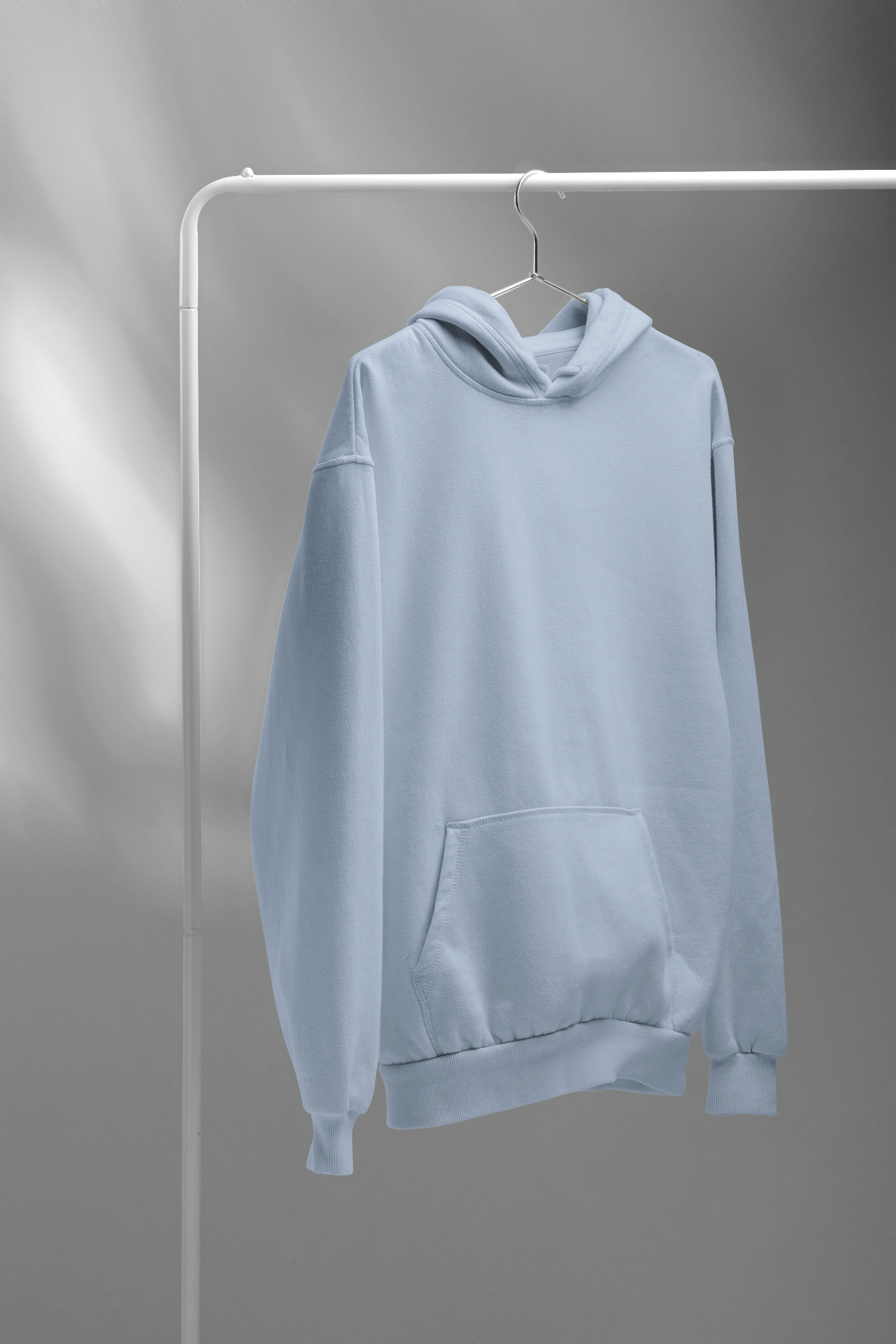 Basic Snow Blue Winter Unisex Hoodies