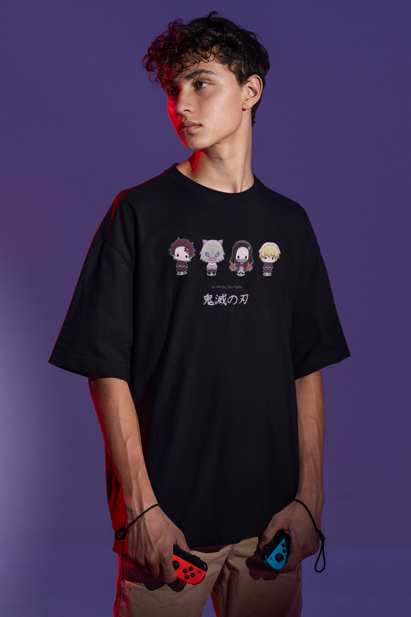 Demon Slayer- Kimetsu no Yaiba: Anime Oversized T-Shirts