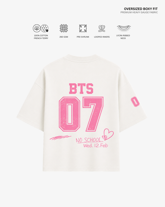 Skool Luv Affair Album French Terry Oversized T-Shirt | Antherr Core