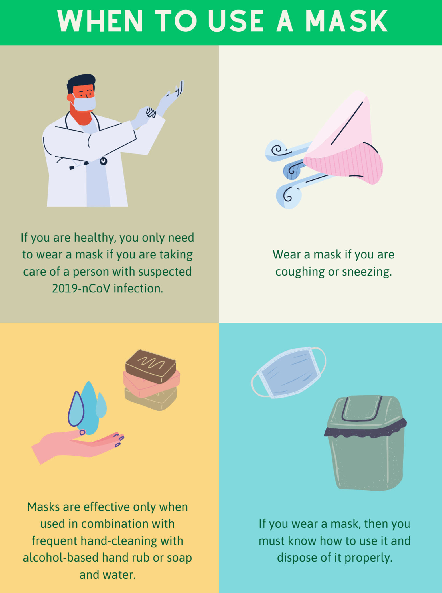 Devil Smile: Printed Tetra Shield Protection Mask