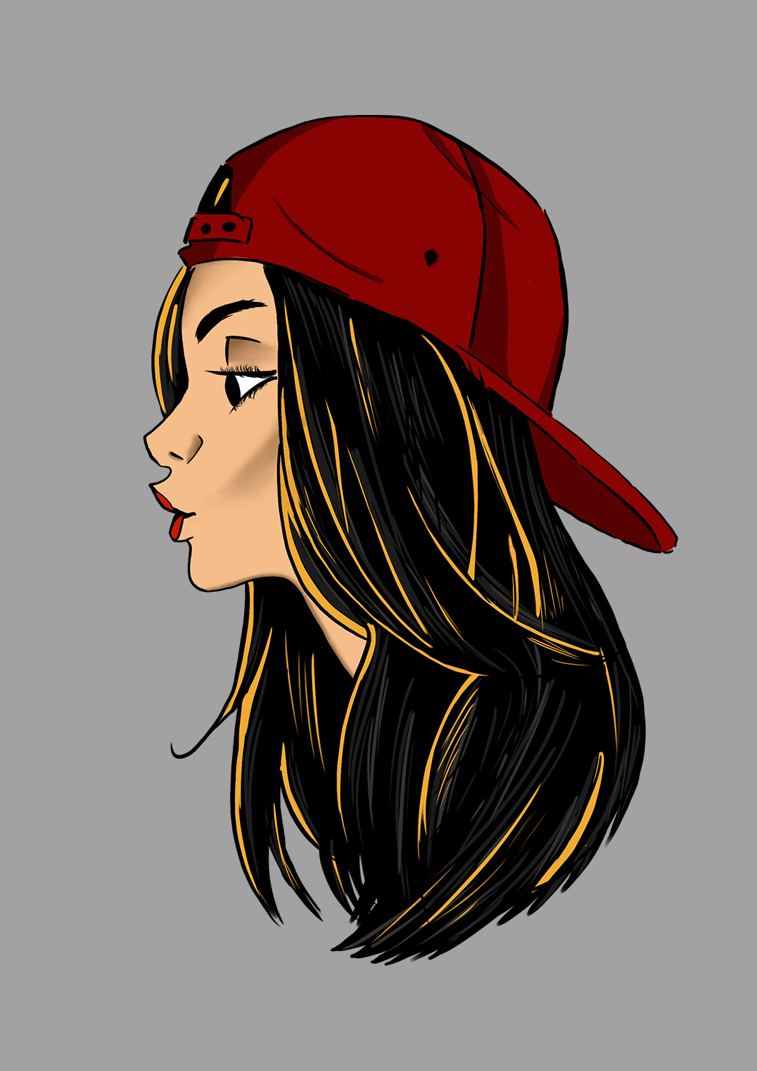 " CHIN UP GIRLS " - HALF-SLEEVE CROP TOPS