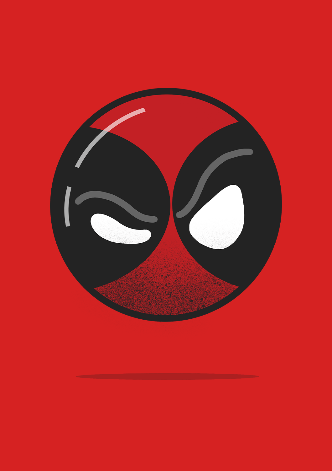 " DEADPOOL "- HALF-SLEEVE T-SHIRT