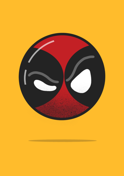 "DEADPOOL" HALF SLEEVE T-SHIRTS