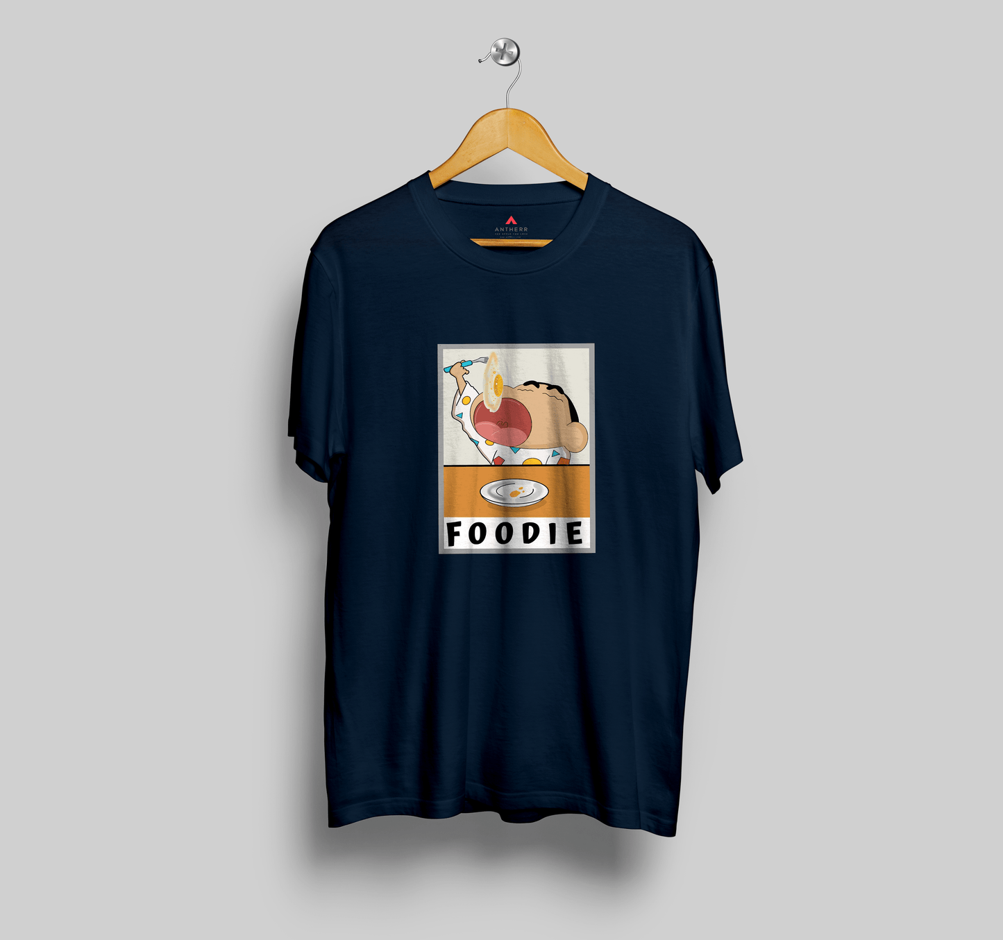 "FOODIE"- SHINCHAN : HALF-SLEEVE T-SHIRTS