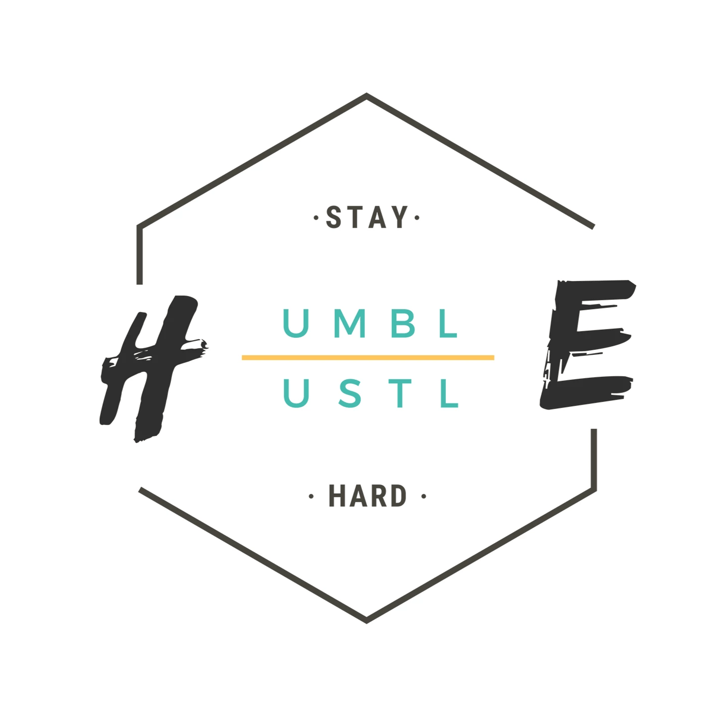 STAY HUMBLE, HUSTLE HARD - HALF-SLEEVE T-SHIRTS