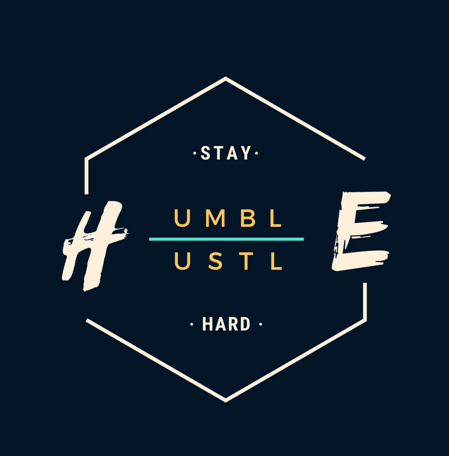 STAY HUMBLE, HUSTLE HARD - Oversized T-shirt