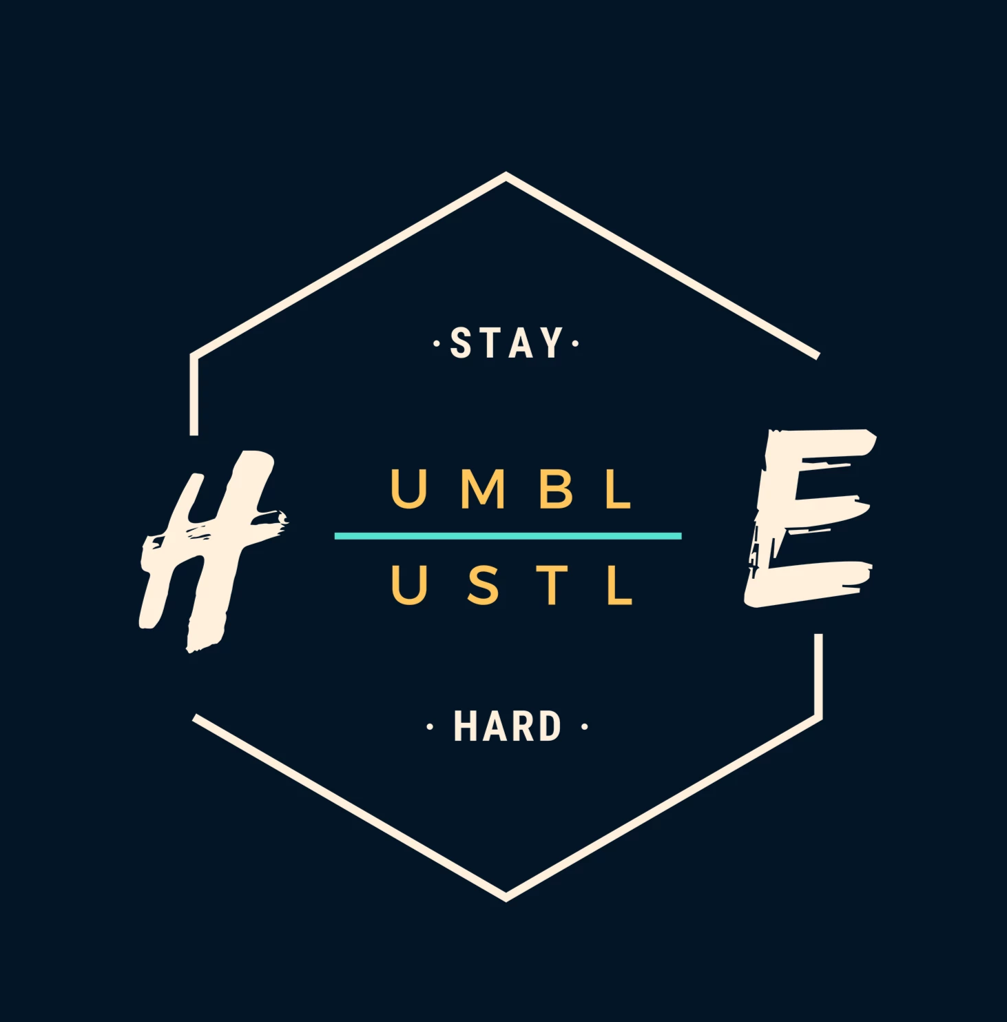 STAY HUMBLE, HUSTLE HARD - Oversized T-shirt