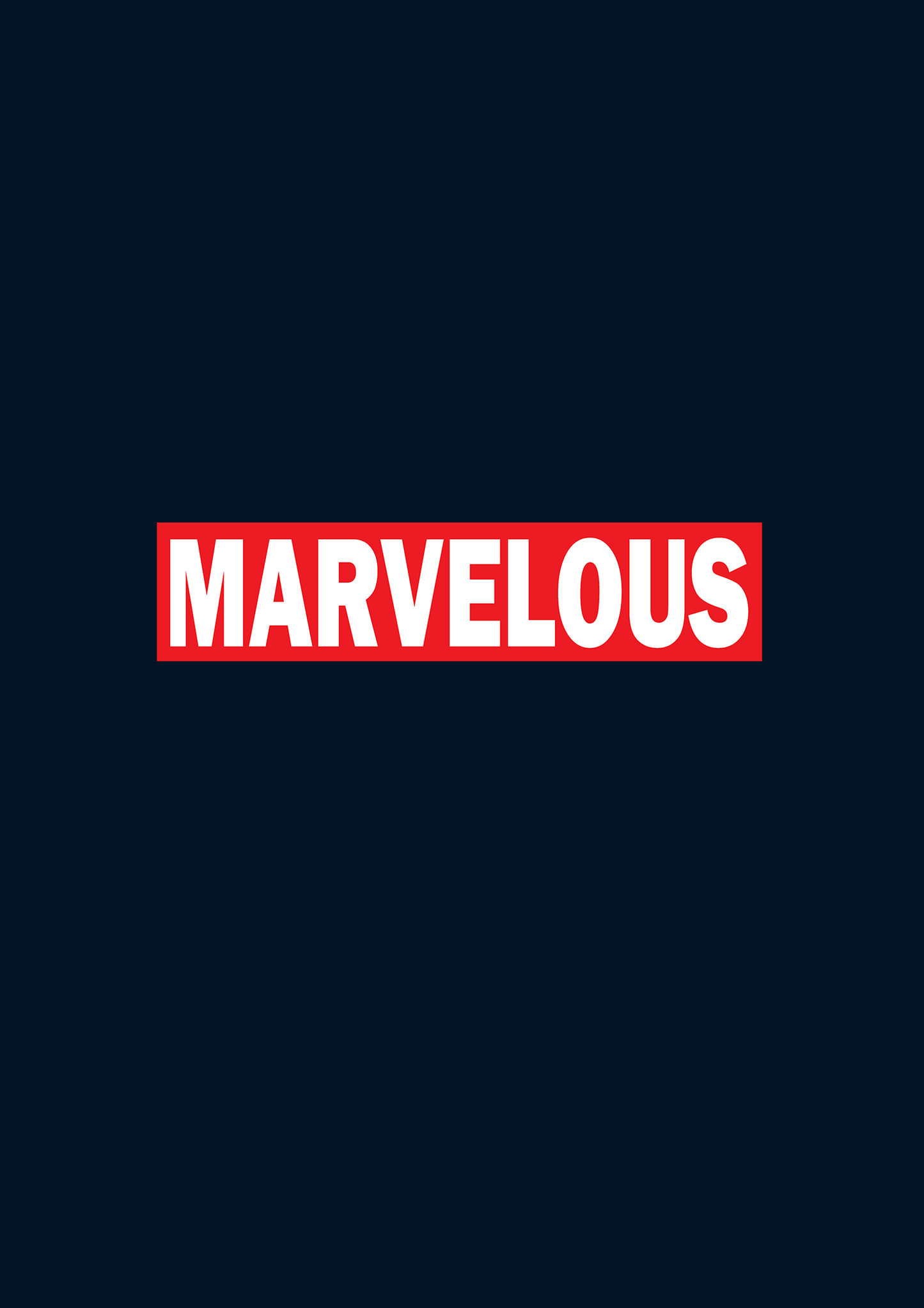 "MARVELOUS" HALF-SLEEVE T-SHIRT