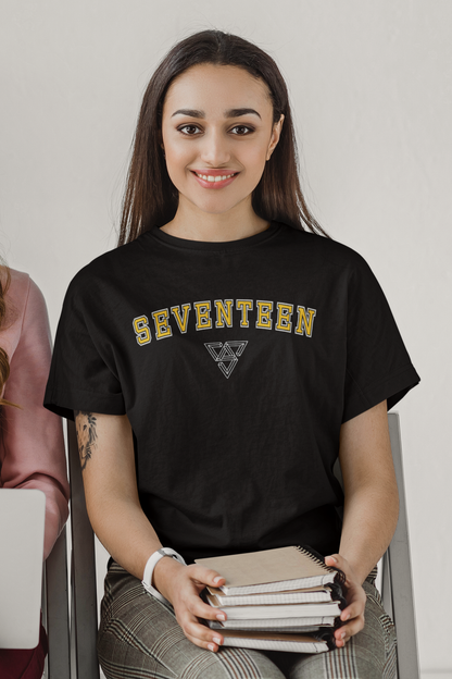 Seventeen- Regular fit Unisex T-Shirts BLACK