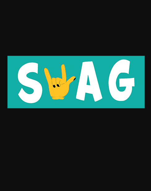 "SWAG"- HALF-SLEEVE T-SHIRT'S