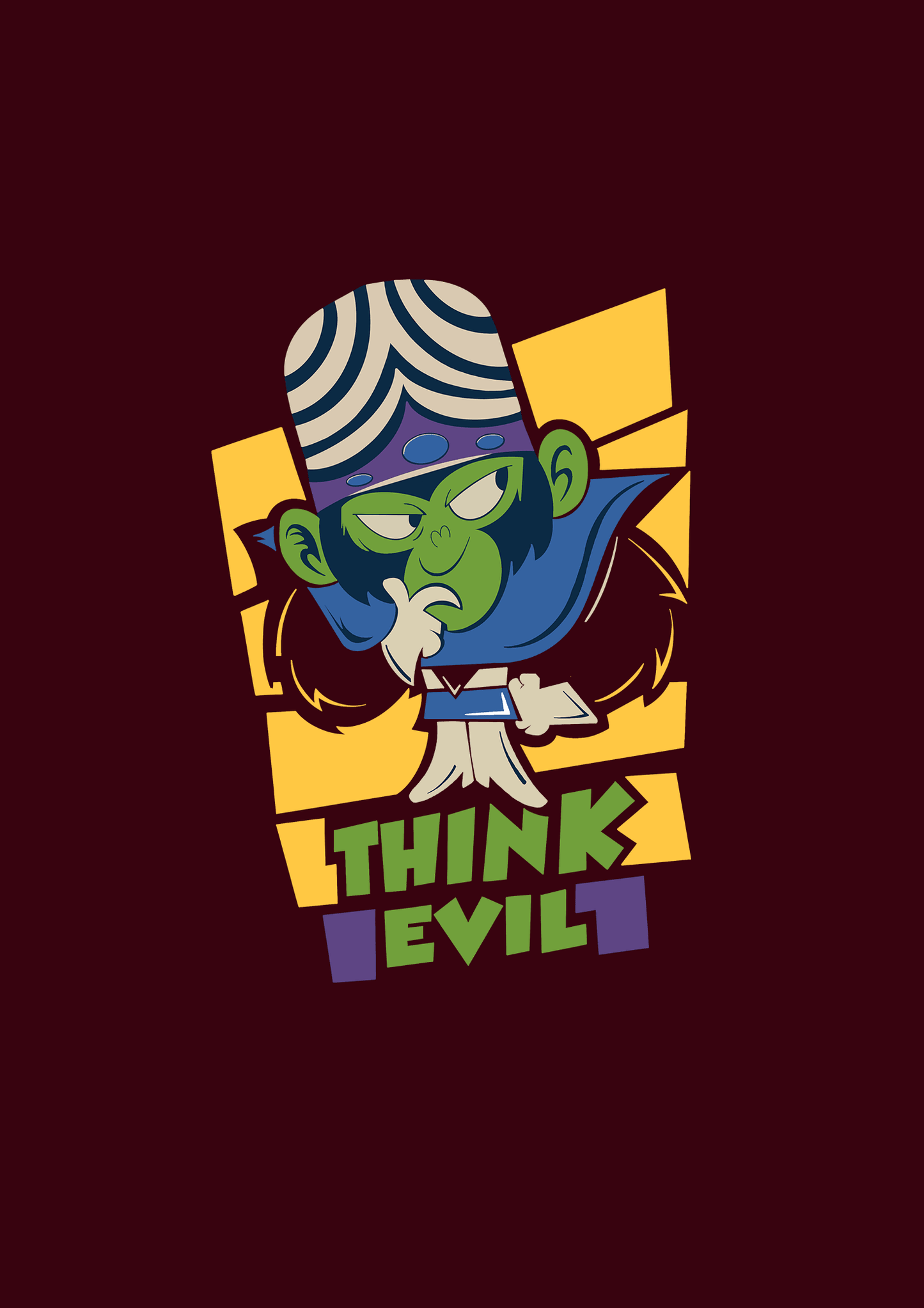 THINK EVIL - MOJO JOJO - HALF-SLEEVE T-SHIRTS