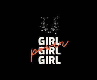 " GIRL POWER " - 3/4TH SLEEVE T-SHIRT DRESSES