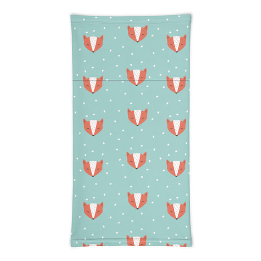 Cute Fox Doodles Face Unisex Bandana