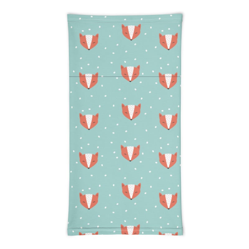 Cute Fox Doodles Face Unisex Bandana