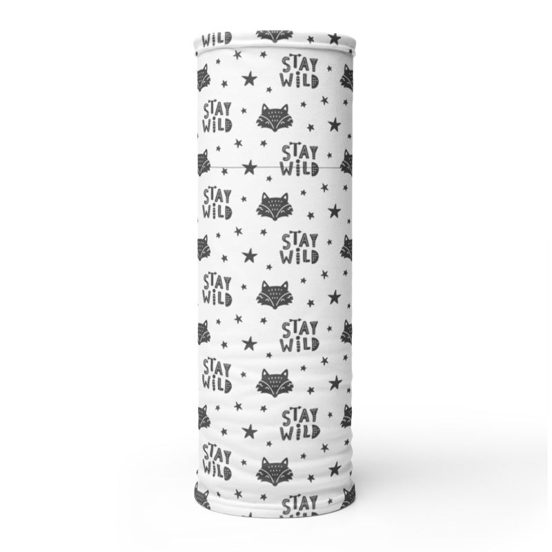 Stay Wild Fox Doodle Unisex Face Bandana