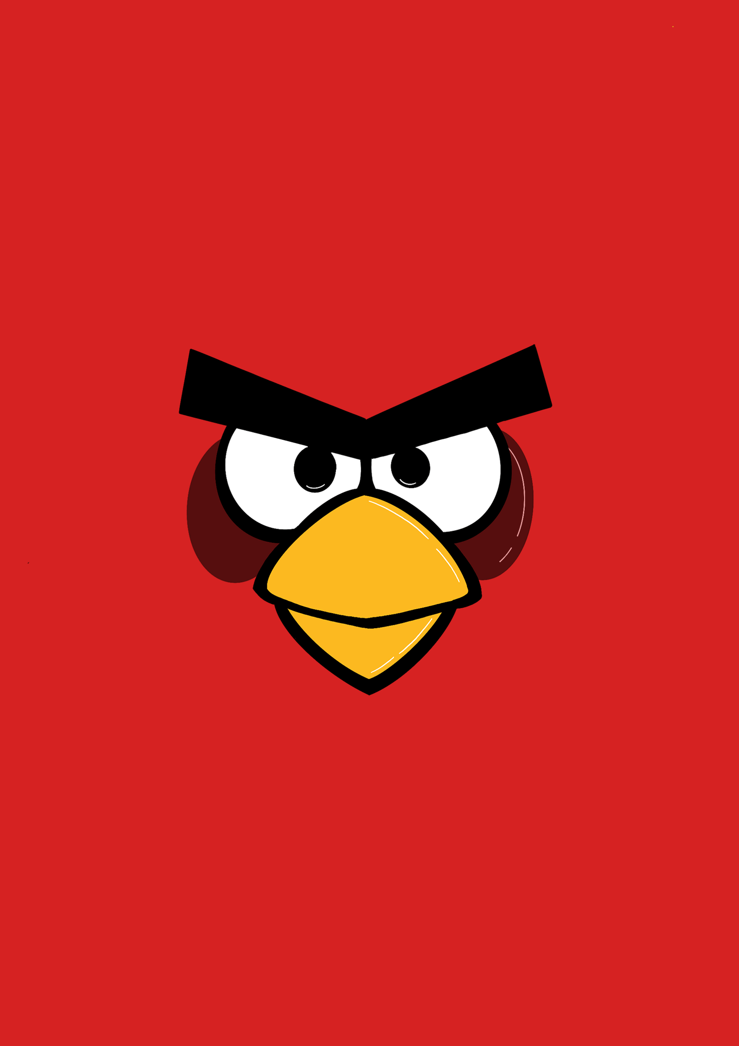 ANGRY BIRD HALF SLEEVE T-SHIRT
