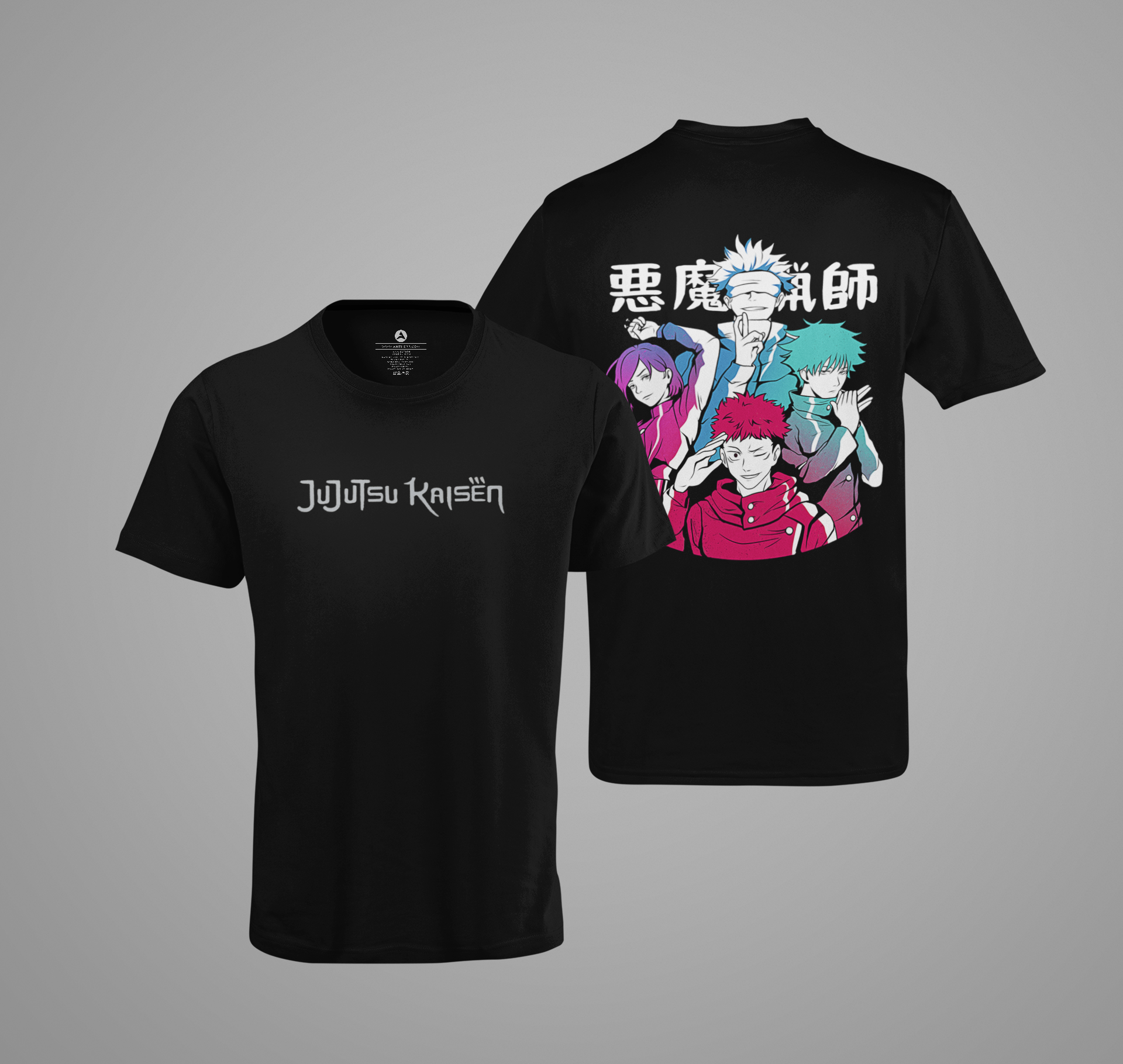 Jujutsu Kaisen (Double Sided Print): Regular Fit T-Shirts