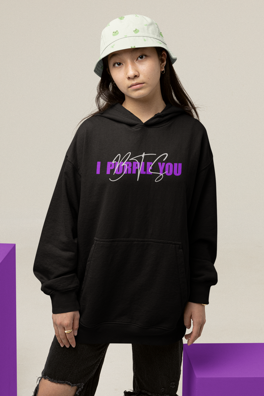 I PURPLE YOU: BTS - WINTER HOODIES BLACK