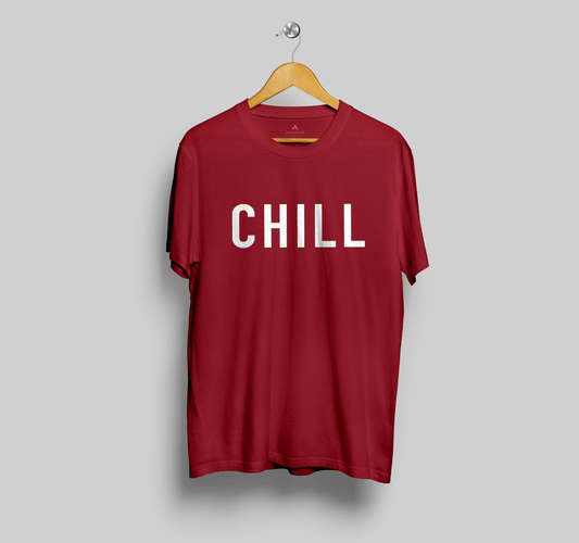 "CHILL" UNISEX HALF SLEEVE T-SHIRT