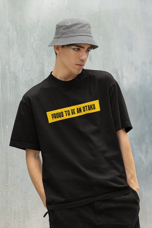 Proud to be an Otaku (Double Sided Print): Anime-Oversized T-shirts