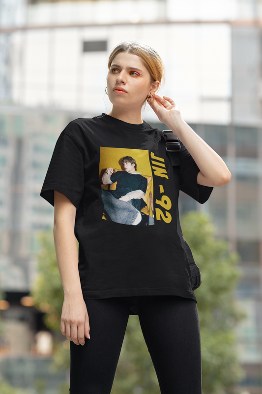 JIN: BTS-HALF-SLEEVE T-SHIRTS