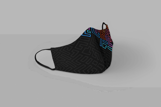 "Abstract Pattern" : Tetra Shield Protection Mask (PACK OF 3)