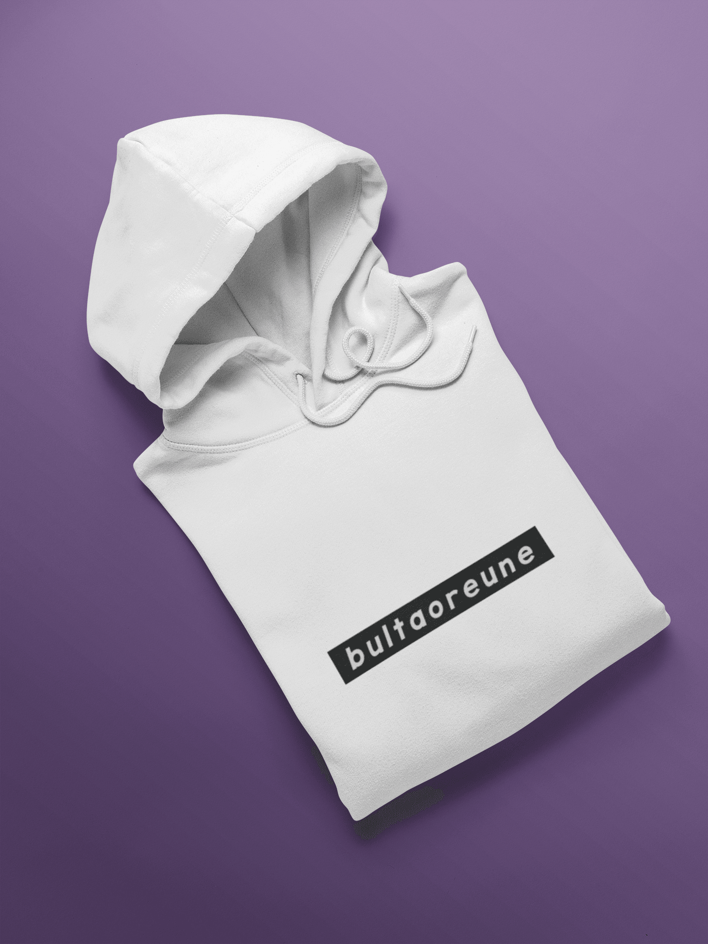 " BULTAORUENE " - WINTER HOODIES WHITE