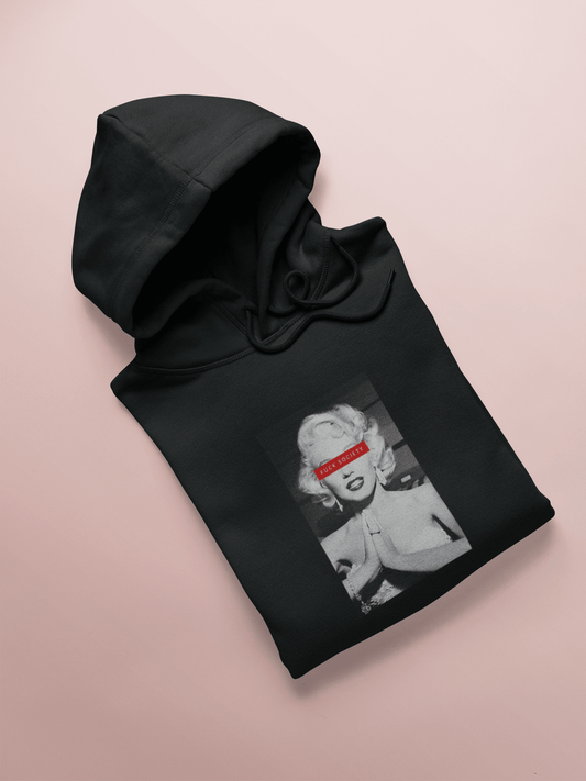 " F**K SOCIETY " - WINTER HOODIES BLACK