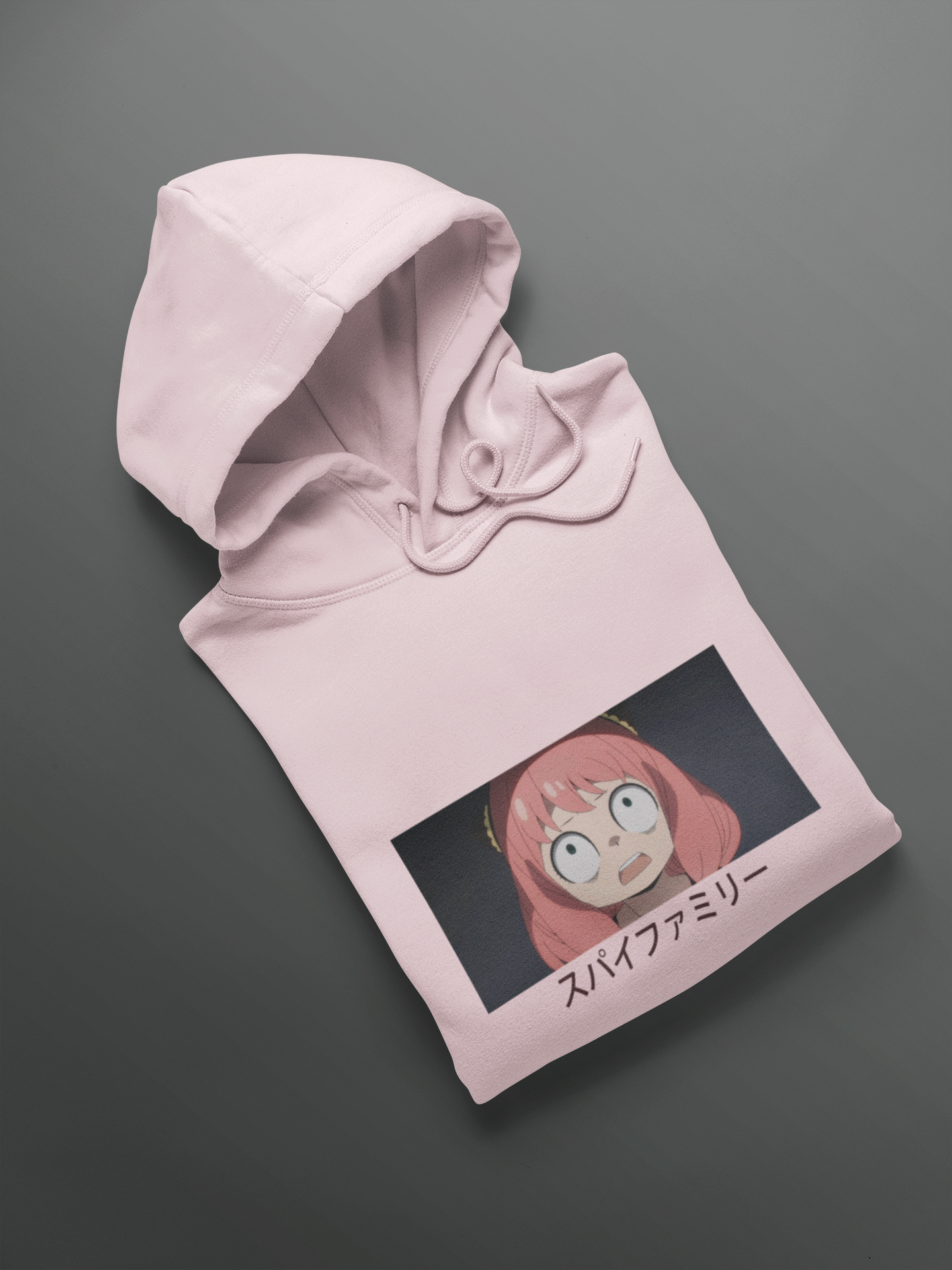 Cute Anya Forger: Winter Hoodies LIGHT BABY PINK