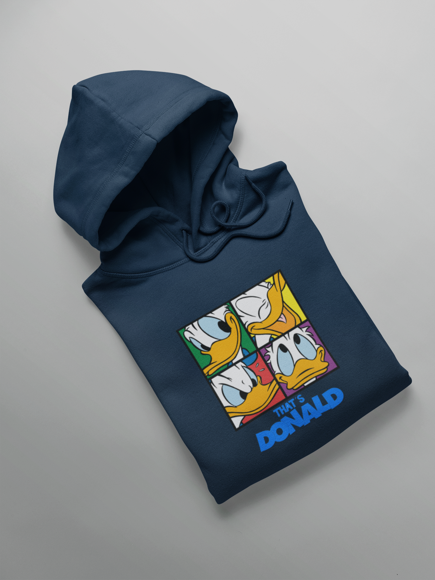 DONALD DUCK: Cartoon - Winter Hoodies NAVY BLUE
