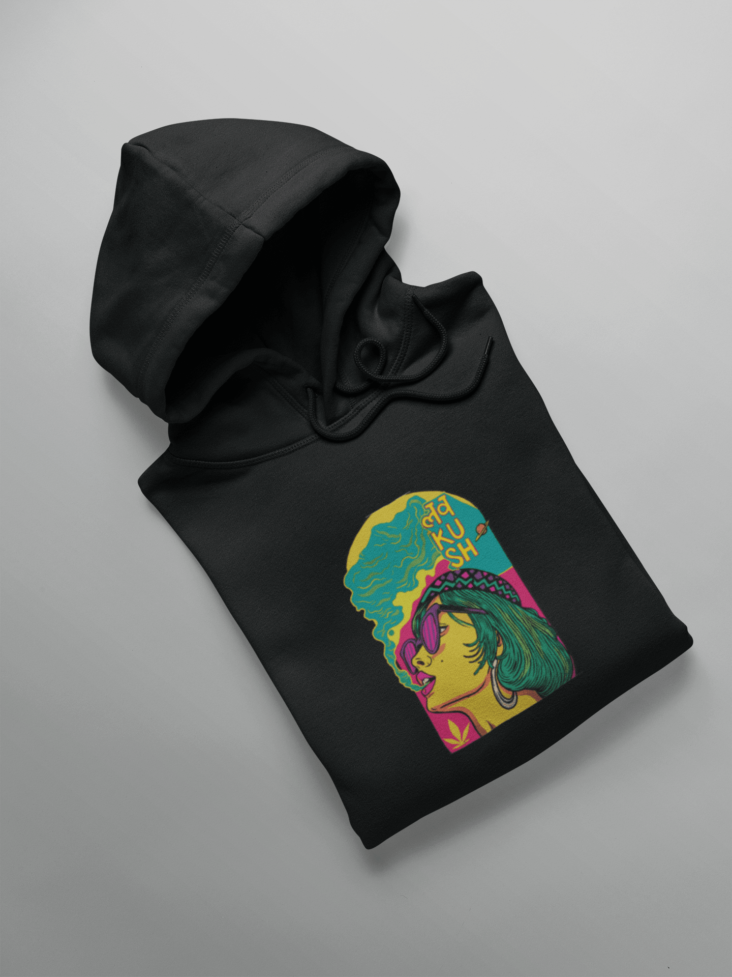 " Luv-Kush " - WINTER HOODIES BLACK