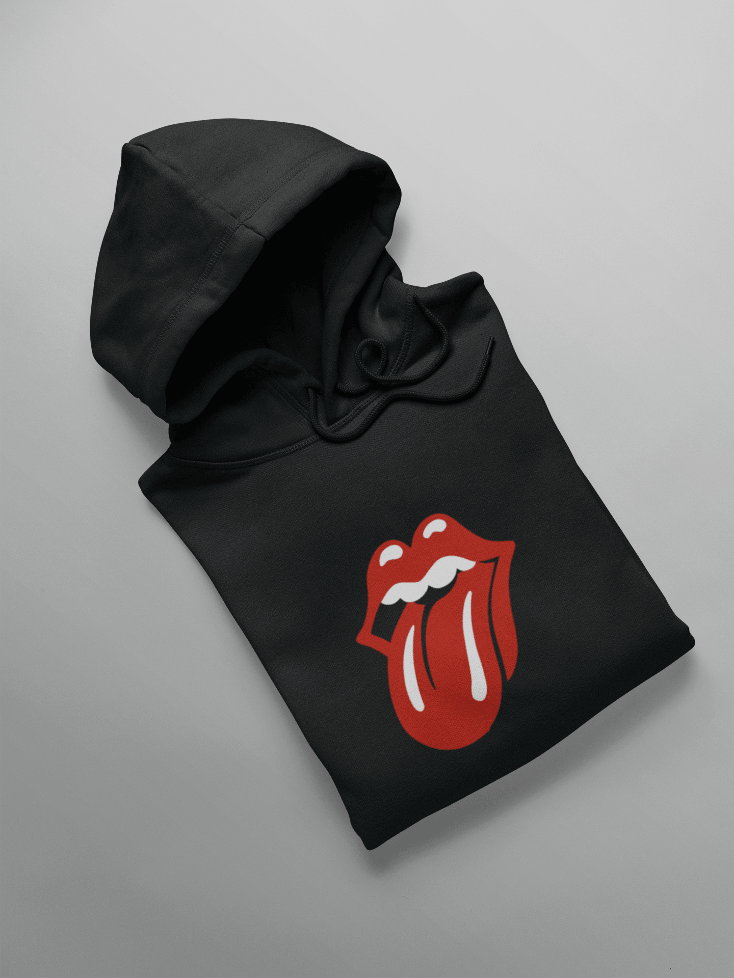 " ROLLING STONES " - WINTER HOODIES BLACK
